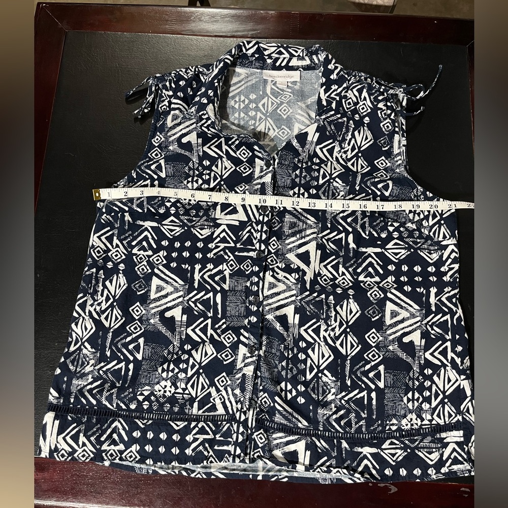 Breckenridge sleeveless blouse Size L EUC ❤️ - Picture 8 of 8